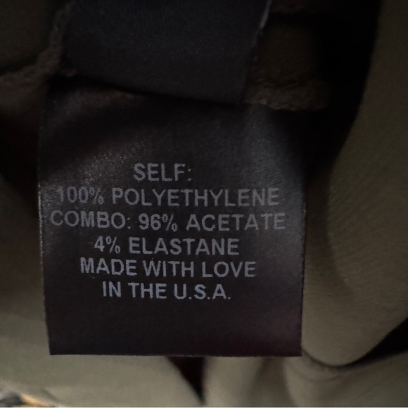 VPL Olive Green Gray Colorblock Sleeveless Tunic Dress Medium - Picture 5 of 6